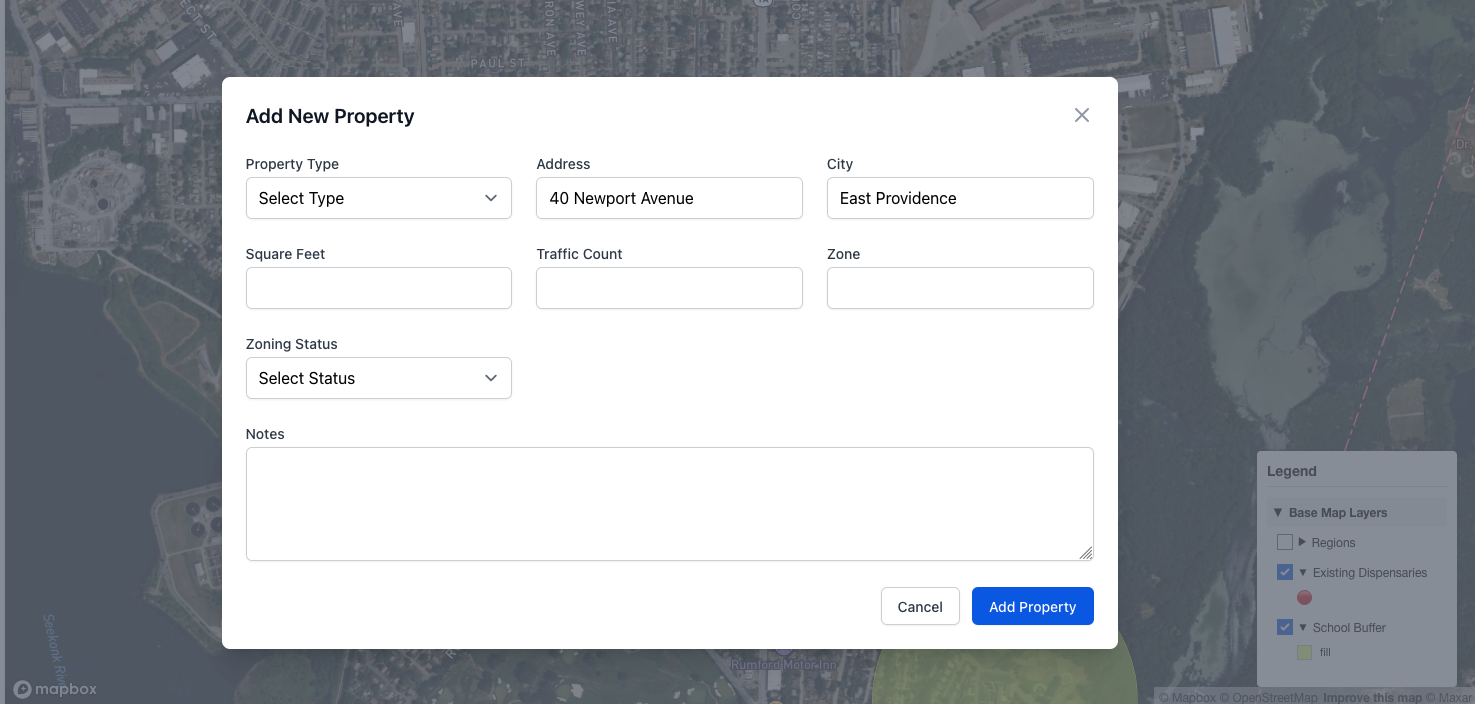 Add Property Module