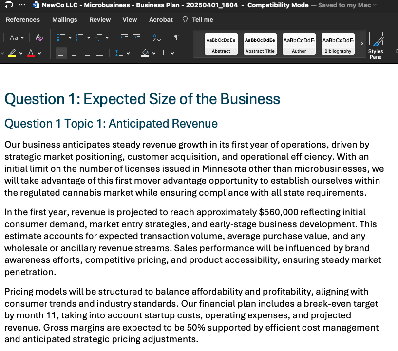Word Document